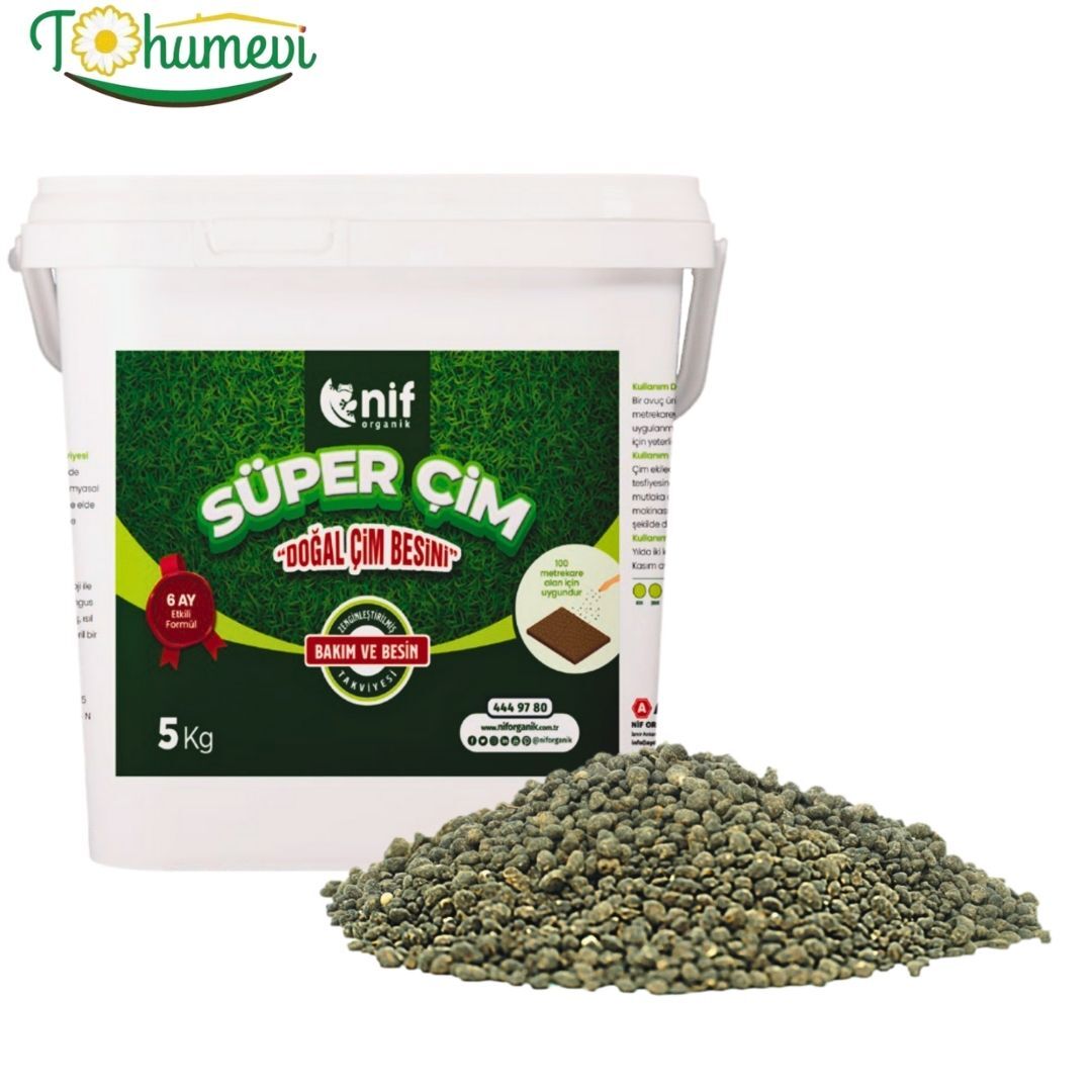 Nif Organik Süper Çim Besini (çim gübresi) 5 kg