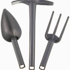 Poliwork Çalpa - Gardener Set Antrasit