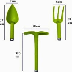 Poliwork Çalpa - Gardener Set Yosun Yeşili