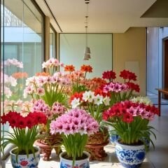 Pink Amaryllis Soğanı - Güzel Hatun Çiçeği – Pink