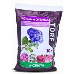 Genta Açelya ve Ortanca Torfu 10 Lt / Humus Katkılı Organik Ürün / Kullanıma Hazır İç Ve Dış Mekana Uygun