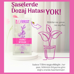 Florist Çiçekli Bitkiler Besini (20 ml × 10 Şase)