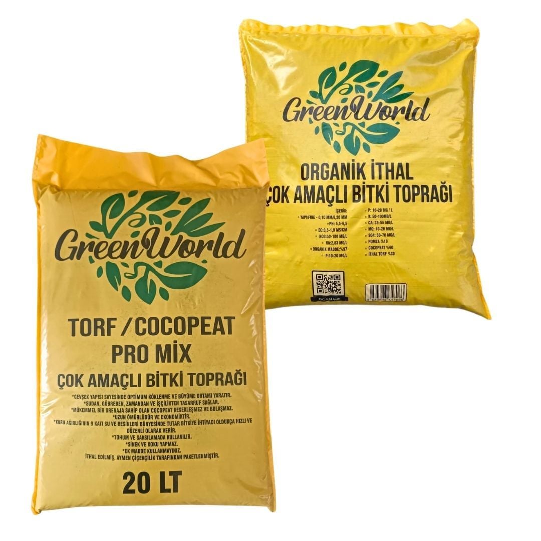 Green Word Pro Mix Çok Amaçlı Bitki Toprağı - 20 lt