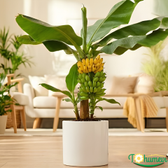 Baby Muz Bitkisi (Musa acuminata) – 50 cm | Geniş Yapraklı Form