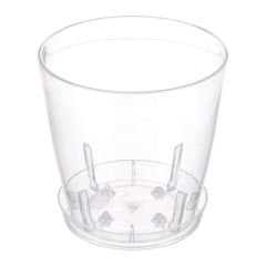 Poliwork Vanda Transparan Tabaklı Orkide Saksı - 2,2 lt