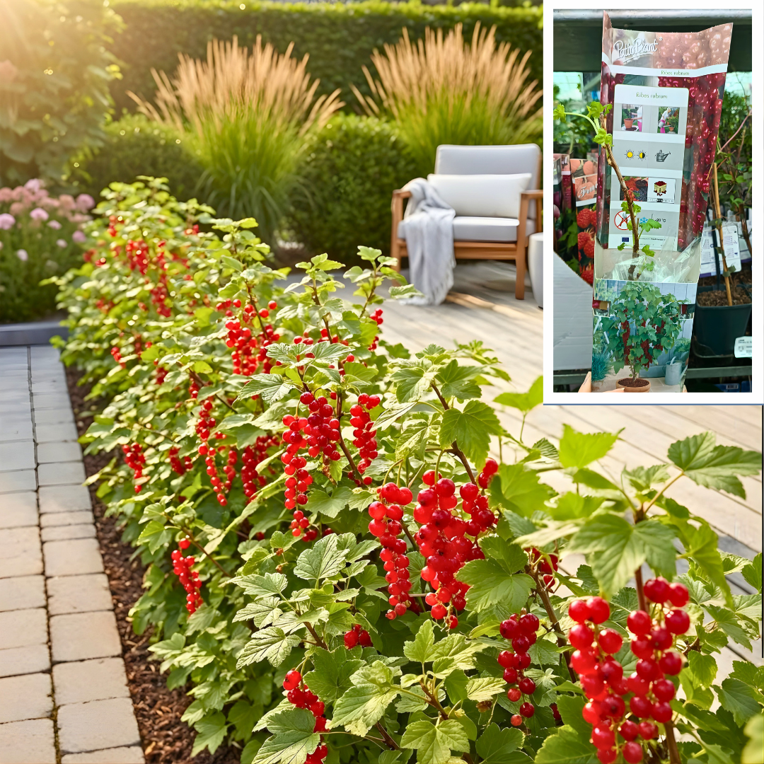 Frenk Üzümü Fidanı - Ribes Rubrum 10 cm Potta İthal