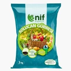 Nif Organik Solucan Gübresi 3kg - %100 Organik Ürün