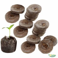 Jiffy Şişen Tablet – Sıkıştırılmış Pratik Tohum Çimlendirme Torfu 10 adet