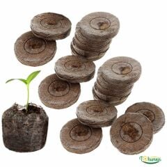 Jiffy Şişen Tablet – Sıkıştırılmış Pratik Tohum Çimlendirme Torfu 20 adet