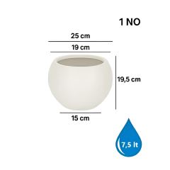 Serinova Küre Saksı No:1 İç Hazneli