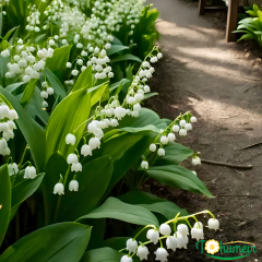 Convallaria Majalis Müge Çiçeği Beyaz İthal 25 cm