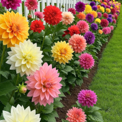 Unvin Melez Yıldızı - Bodur Dahlia Yıldız Çiçeği