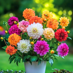 Unvin Melez Yıldızı - Bodur Dahlia Yıldız Çiçeği