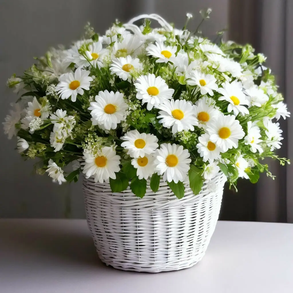 Krizantem Seviyor Sevmiyor Papatyası - Marguerite Daisy Chrysanthemum