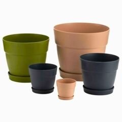 Poliwork Manolya17 Krem Saksı - 2,2 L