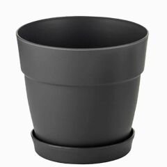 Poliwork Manolya17 Antrasit Saksı - 2,2 L