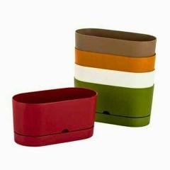 Poliwork Begonya Balkon30 Krem Saksı - 5,50 L