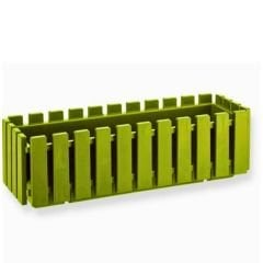 Poliwork Akasya Çit Balkon 60 Yosun Yeşili Saksı - 9 L